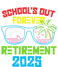 SchoolS Out Forever Retirement 2025 Funny Retired Teacher Softstyle Adult Sport Polo