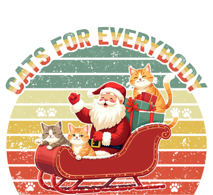 Cats For Everybody Santa Christmas Cat Lovers Gift Ladies Essential Flowy Tank