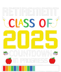 Retirement Class Of 2025 Count Down Progress Retired Teacher Cooling Performance Long Sleeve Crew