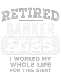 Women Retired Banker 2025 Funny Retirement T-Shirt