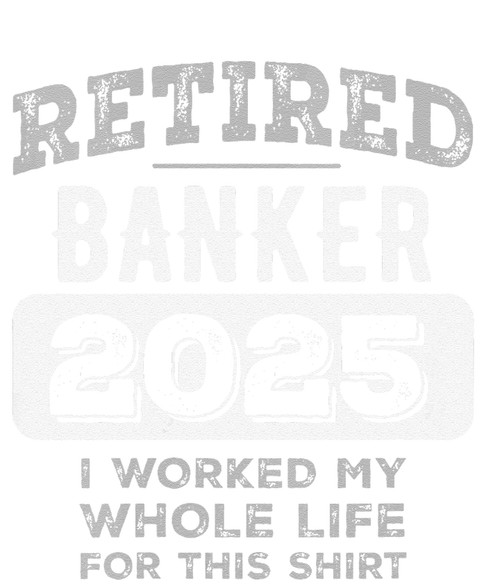 Women Retired Banker 2025 Funny Retirement T-Shirt