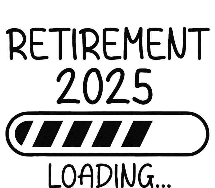 Funny Retirement 2025 Loading Retired Countdown In Progress T-Shirt