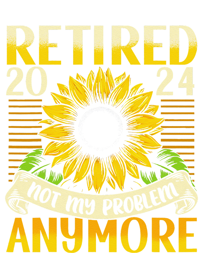 Flower Retired 2025 Not My Problem Anymore T-Shirt