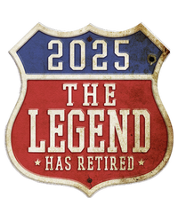 The Legend Has Retired 2025 Vintage Retro Retirement T-Shirt