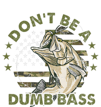 Me.N DonT Be A Dumb Bass Fishing American Flag Vintage T-Shirt