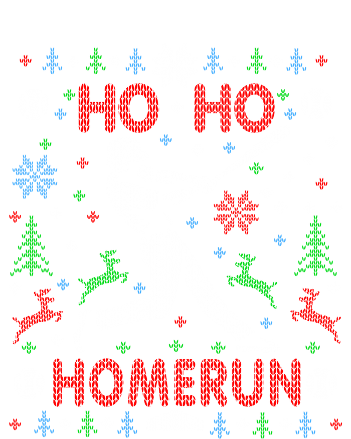 Ho Ho Homerun Baseball Ugly Christmas Party Hitter Gift T-Shirt