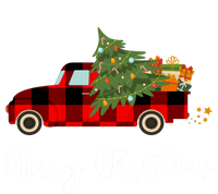 Merry Christmas Red Truck Christmas Tree Gift Tall Long Sleeve T-Shirt