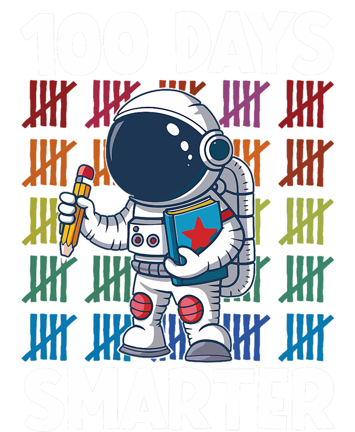 100 Days Smarter Space Astronaut 100th Day School T-Shirt