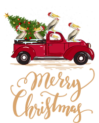 Pelicans Bird Driving Christmas Tree Truck Pelican Christmas Gift T-Shirt