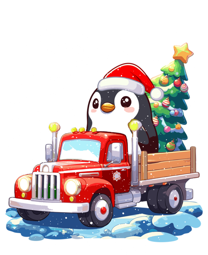 Penguin Merry Christmas Tree Truck Uglx Xmas Gift Sweatshirt