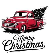 Red Pickup Truck Christmas Tree Vintage Christmas Gift T-Shirt