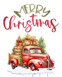 Red Truck Merry Christmas Tree Xmas Cute Vintage Red Truck Cute Gift Coaster