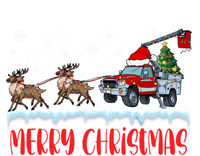 Reindeer Line Truck Christmas Merry Xmas Electrician Cute Gift T-Shirt