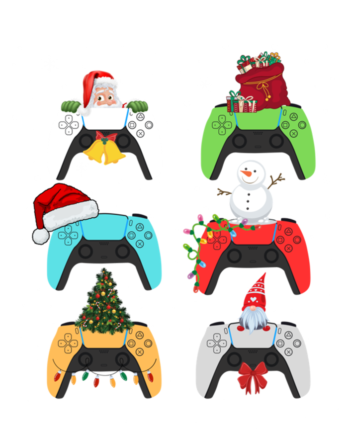 Christmas Controllers Gaming Video Game Santa Claus Gift T-Shirt