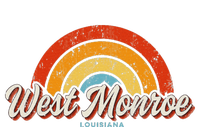 West Monroe Louisiana La Vintage Rainbow Retro 70s T-Shirt