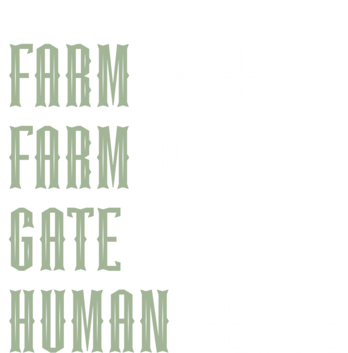 Farm Wife Farm Hand Gate Farmer Wife Of A Farmer Funny Gift Mousepad