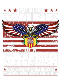 Freedom IsnT Free Proud Wife Of Vietnam Veteran Spouse Gift Canvas