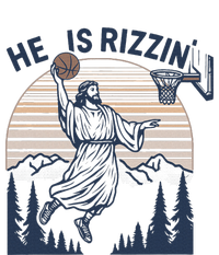 Vintage Christian Faith Jesus Basket Ball He Is Rizzin T-Shirt