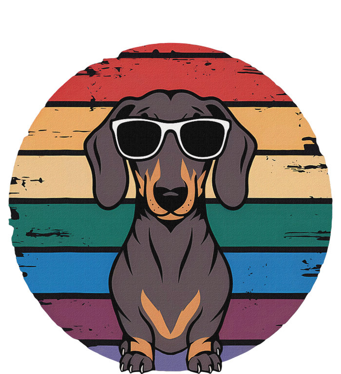 Retro Dachshund Sunset T-Shirt