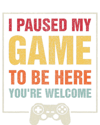 I Paused My Game To Be Here Funny Gamers Gift Kids Hoodie