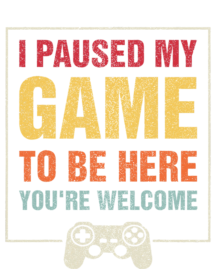 I Paused My Game To Be Here Funny Gamers Gift Kids Hoodie