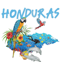 Honduras Map Nature Parrot Diving Souvenir Pride T-Shirt