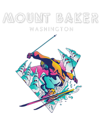 Mount Baker Washington Retro Skier T-Shirt