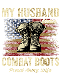 My Husband Wears Combat Boots Proud Army Wife Veteran Day Funny Gift Sustainable Beanie