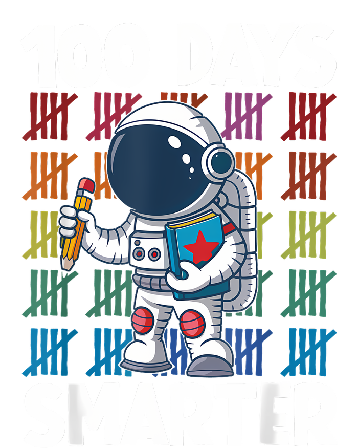 100 Days Smarter Space Astronaut 100th Day School Boy T-Shirt