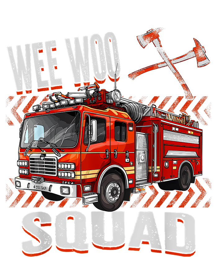 Fire Truck Firefighters Lovers Wee Woo Squad T-Shirt