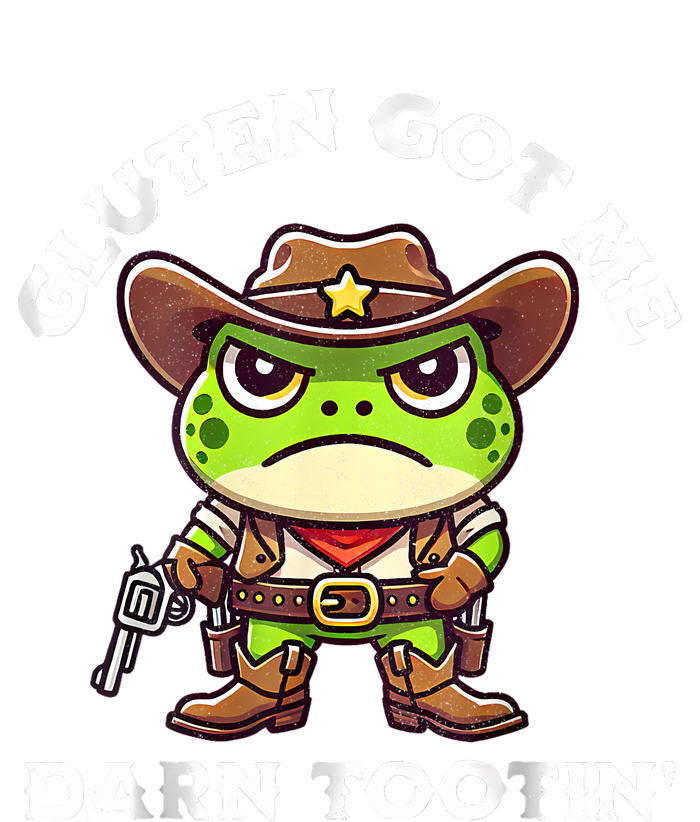 Funny Frog Meme Gluten Got Me Darn Tootin Gluten Free Diet T-Shirt