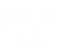 Honolulu Hawaii Hi Vintage Established Sports Women's Tri-Blend 3/4-Sleeve Raglan Shirt