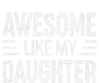 Awesome Like My Daughter Retro Man Dad Funny Parents Day Tall Long Sleeve T-Shirt