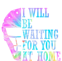 I Will Be Waiting For You At Home Softball Catcher Cute Gift Insulated Varsity Jacket