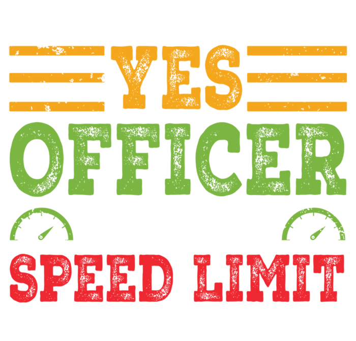 Yes Officer I Saw The Speed Limit For Car Enthusiasts Great Gift Ceramic Bell Ornament