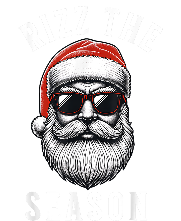 Rizz The Season Silly Christmas Funny Santa Women's Crop Top Tee