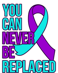 You Can Never Be Replaced Suicide Awareness Support Graphic Gift Women's V-Neck T-Shirt