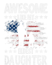 Awesome Like My Eldest Daughter Retro Usa Flag Fathers Day T-Shirt