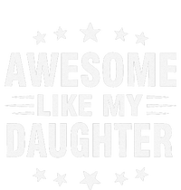 Awesome Like My Daughter Funny Fathers Day Dad Cooling Performance Long Sleeve Crew