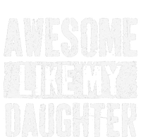 Awesome Like My Daughter Retro Man Dad Funny Fathers Day T-Shirt