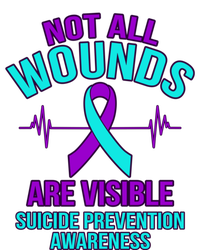 Not All Wounds Are Visible Happy Suicide Awareness Graphic Cool Gift Toddler Hoodie