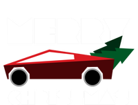 Futuristic Cyber Red Truck Pickup Christmas Tree Cool Gift T-Shirt