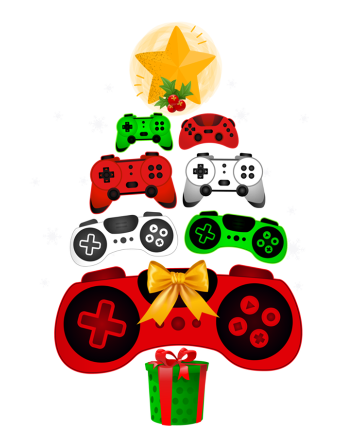 Gaming Controller Christmas Tree Decorations Gamers Xmas Pjs Gift T-Shirt