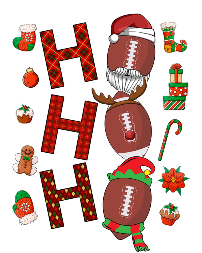 Ho Ho Ho Football Christmas Football Player Xmas Party Great Gift Bumper Sticker