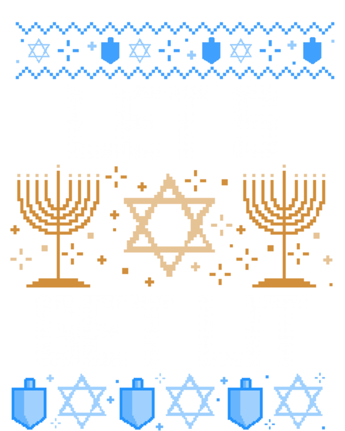 Lets Get Lit Orah Jewish Pun Ugly Hanukkah Chanukah Meaningful Gift Tall Long Sleeve T-Shirt