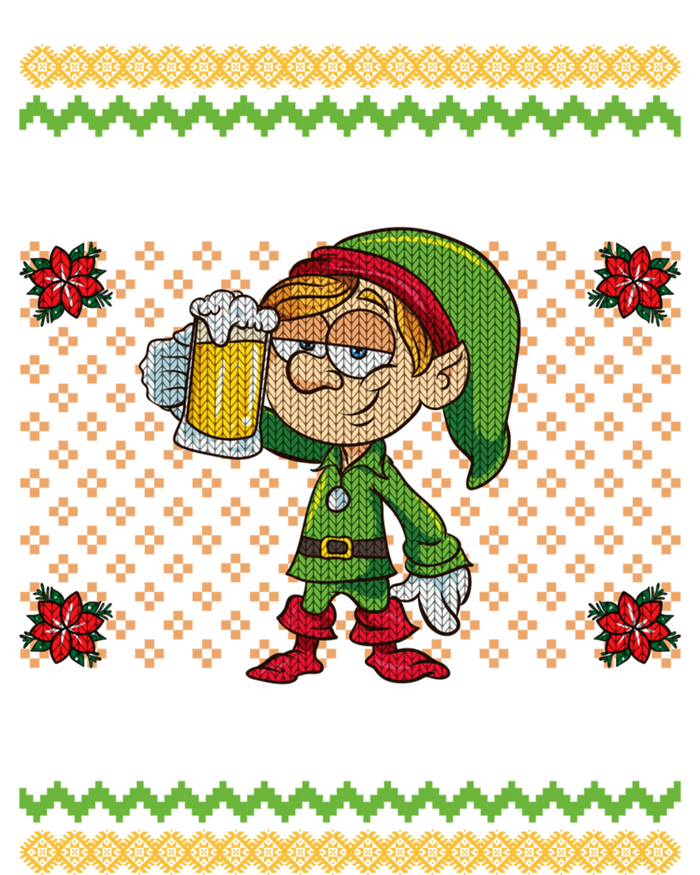 LetS Get Elfed Up Funny Ing Drunk Elf Ugly Christmas Gift Sweatshirt