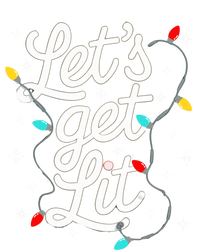 LetS Get Lit Festive Funny Christmas Design Matching Party Gift Magnet