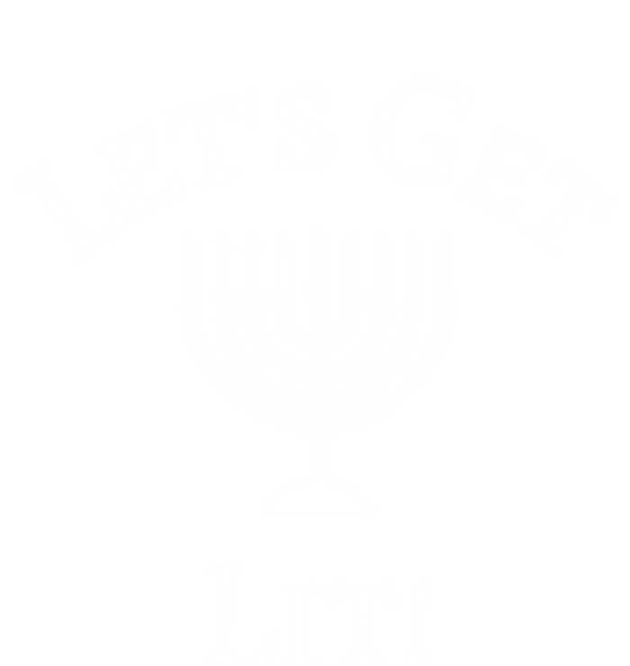 LetS Get Lit Funny Jewish Hanukkah Design Gift T-Shirt