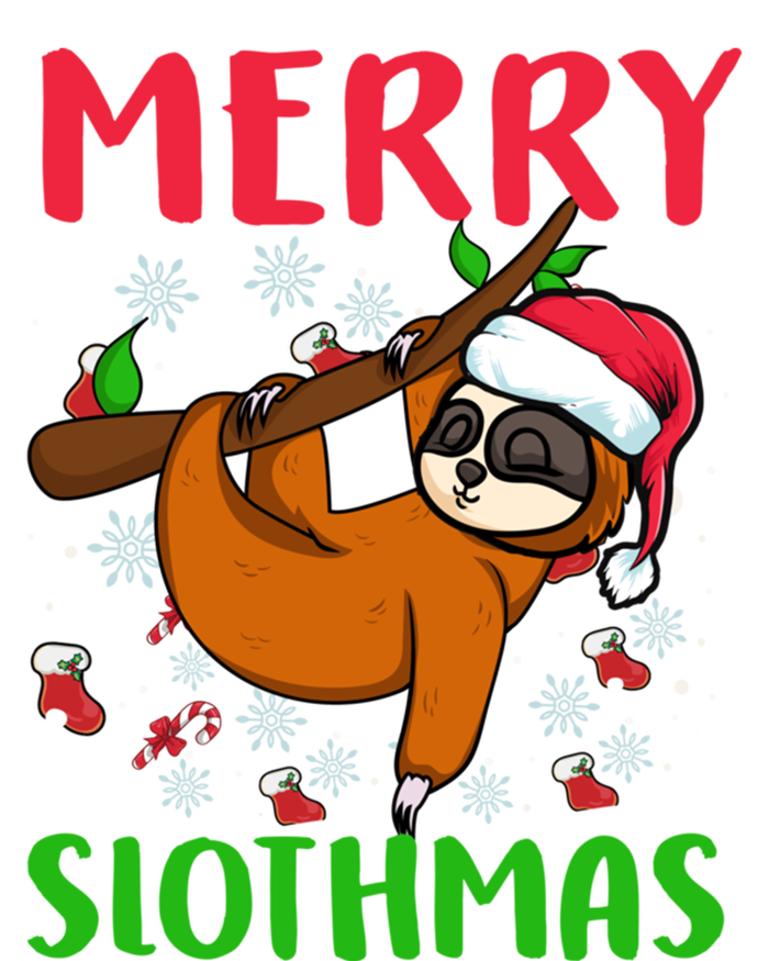 Merry Slothmas Funny Gift T-Shirt