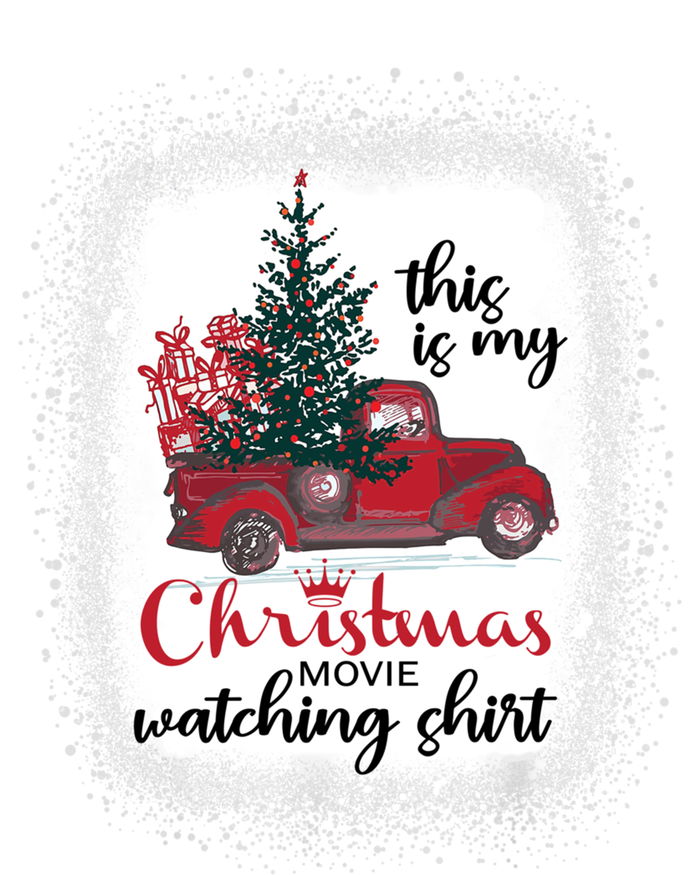 This Is My Christmas Movie Watching Gift Vintage Red Truck Gift T-Shirt